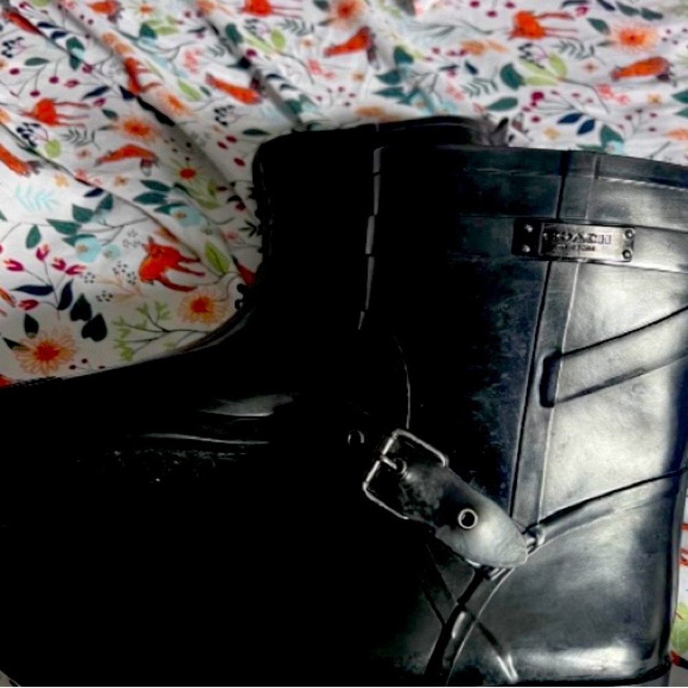 Coach Rainboots Size 10